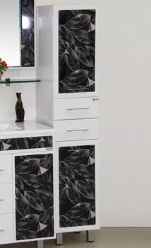 Шкаф-пенал Misty Боливия черная ночь R