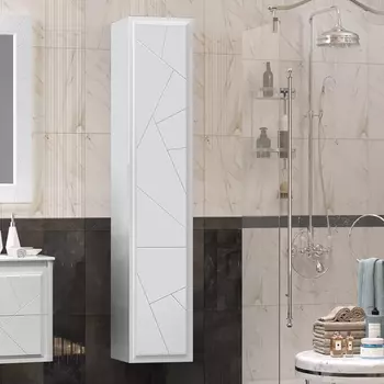 Шкаф-пенал подвесной Opadiris Луиджи 35 белый матовый