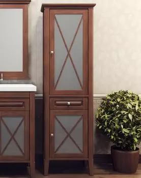 Шкаф-пенал Opadiris Палермо 53 R темное дерево