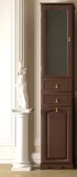 Шкаф-пенал Opadiris Риспекто 40 темное дерево