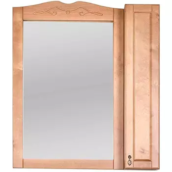 Зеркало-шкаф Orange Классик R 85 тик, с подсветкой