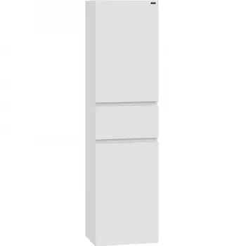 Шкаф пенал для ванной СаНта Марс 40 подвесной, 2 дверцы, 1 ящик