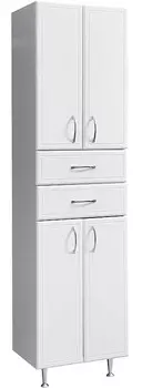 Шкаф пенал Stella Polar Концепт 48 белый