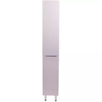 Шкаф пенал для ванной Style Line Бергамо Люкс Plus 30 L с бельевой корзиной, антискрейтч белый