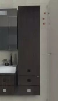 Шкаф-пенал Vod-Ok Квадро 35 R, венге