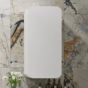 Шкаф Runo Ницца 35 правый белый