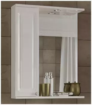 Шкаф-зеркало Francesca Империя 50 белый
