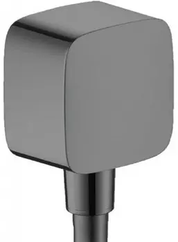 Шланговое подключение Hansgrohe FixFit шлифованный черный хром