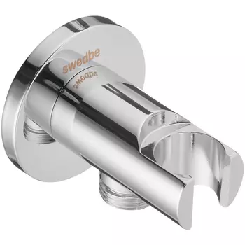 Шланговое подключение Swedbe Platta хром глянцевый