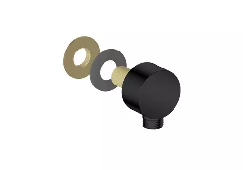 Шланговое подсоединение AQUATEK AQ2454MB, матовый черный