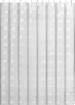 Штора для ванной Haiba 180х200 белый 3D