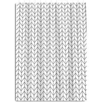 Штора для ванной Haiba HB75003 белая с узором