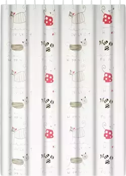 Штора для ванной Haiba кошки