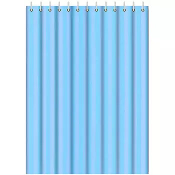 Штора для ванной Haiba синяя