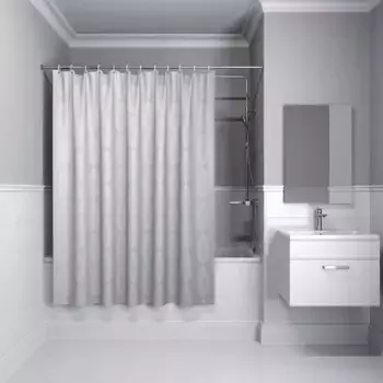 Штора для ванной IDDIS Base 180х200 BD05P18i11 серая