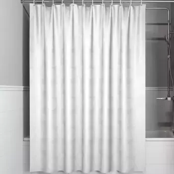 Штора для ванной IDDIS Base 180х200 белая