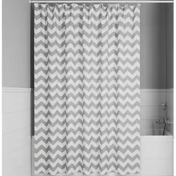 Штора для ванной IDDIS Base 180х200 серая