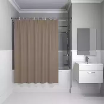 Штора для ванной IDDIS Base 200х240 BL03P24i11 коричневая