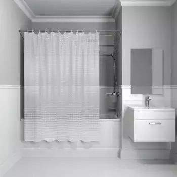 Штора для ванной комнаты IDDIS Stereo Square 200*180 см EVA (500E18Si11)