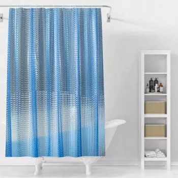 Штора для ванной комнаты Splenka S380.1801, голубой