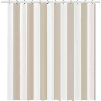 Штора для ванны Fixsen Vafel 180х200 бежевая