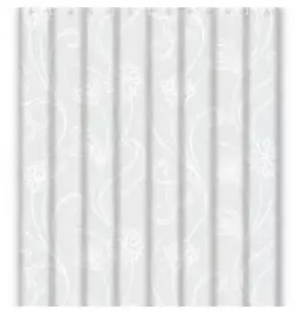 Штора для ванны Frap 180х180 бело-серая