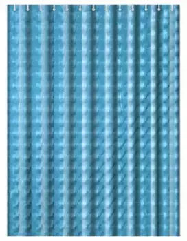 Штора для ванны Frap 180х200 голубая