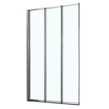 Шторка на ванну Azario Preston 100х150 профиль хром (AZ-NFC6433 1000)