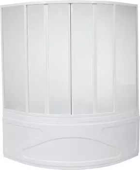 Шторка на ванну Bas Риола 6 ств., пластик