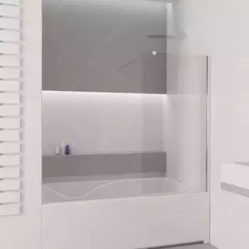 Шторка на ванну RGW Screens 70х150 35115207-11 хром, стекло прозрачное