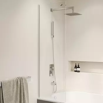 Шторка на ванну RGW Screens 50x150 351105650-11 хром, стекло прозрачное