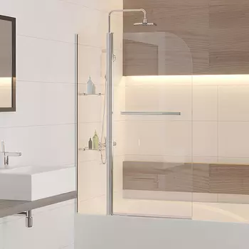 Шторка на ванну RGW Screens SC-08 1000x1500 с ручкой и полками