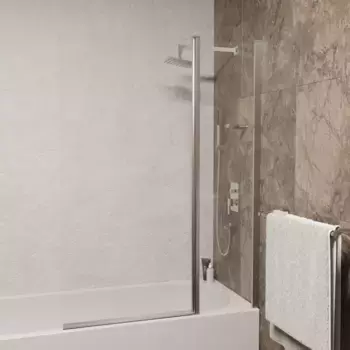 Шторка на ванну RGW Screens SC-11 100х140 профиль хром стекло прозрачное