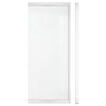 Шторка на ванну торцевая Triton Аква 70 профиль белый стекло прозрачное