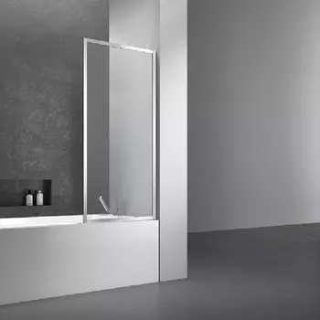 Шторка на ванну Vincea VSB-41700CL 70 см, профиль хром, стекло прозрачное