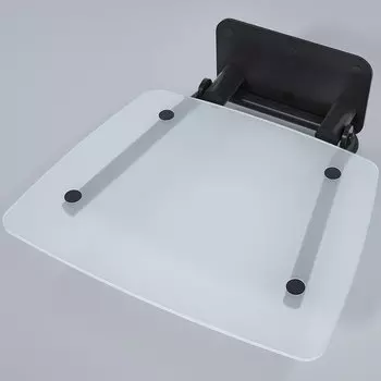Сиденье для душа Black&White черное матовое