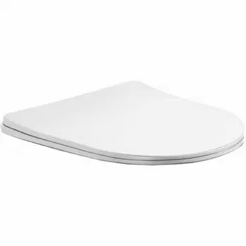 Сиденье для унитаза Aquatek Европа с сиденьем микролифт, белый (AQ0004-00)