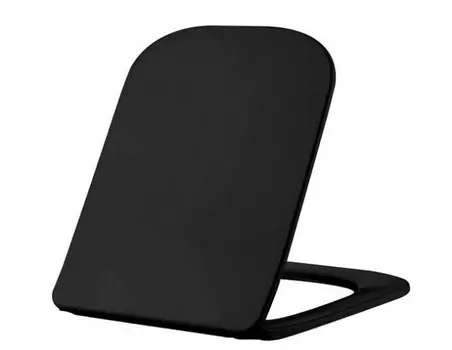 Сиденье для унитаза Esbano Crisan с системой микролифт, черный матовый (ZAESUNCRISBM)