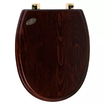 Сиденье для унитаза Simas LONDRA темное дерево с системой микролифт