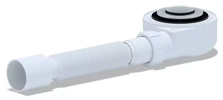 Сифон АНИ пласт для душевого поддона белый