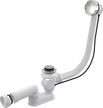 Сифон д/ванны плоск полуавт 1 1/2"x40 пер/тр 10гр 40/50 Alca A55K-RU-01