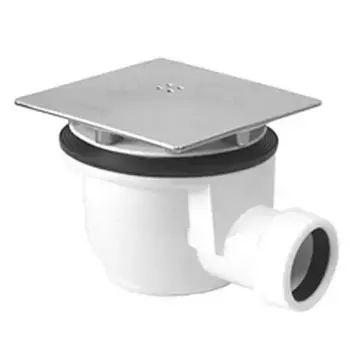 Сифон для душевого поддона PlastBrno хром