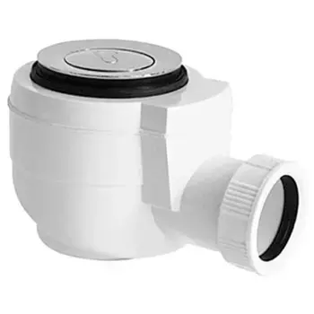 Сифон для душевого поддона PlastBrno хром