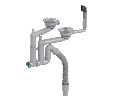 Сифон для мойки PREVEX Smartloc двойной (42K13923)