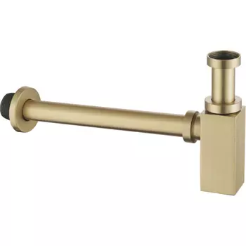 Сифон для раковины Abber AF0031G золотой матовый