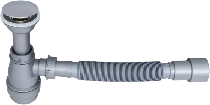Сифон для раковины Aquanet 312687 серый