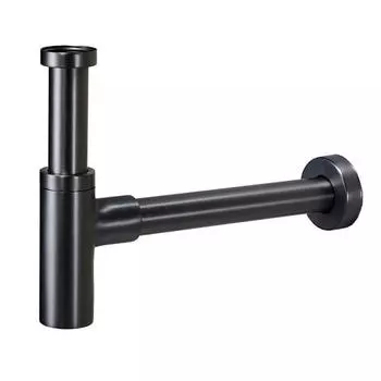 Сифон для раковины Black&White Universell черный матовый