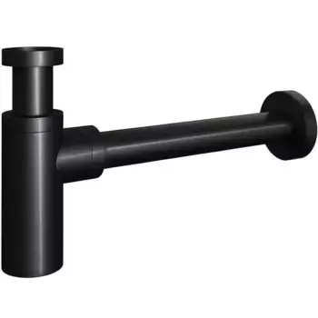 Сифон для раковины CeramaLux C-058B(BC-054GB) черный глянцевый