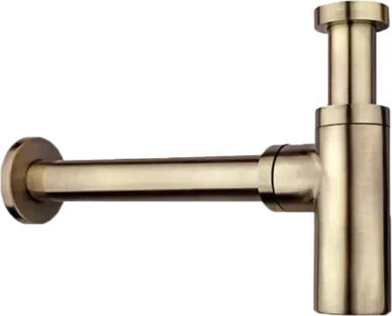 Сифон для раковины SantiLine SL-117, бронза