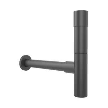 Сифон для раковины Wellsee Drainage System черный, матовый (182115000)